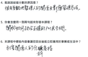 「很有系統地整理人的關係及對應